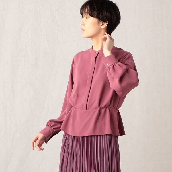 ルミノーゾ・コムサ（LUMINISO COMMECA）/スパンマットツイル ペプラム