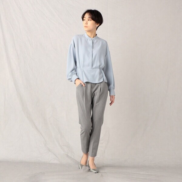 ルミノーゾ・コムサ（LUMINISO COMMECA）/スパンマットツイル ペプラム