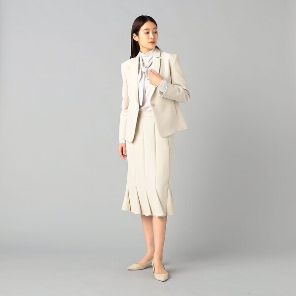 ルミノーゾ・コムサ/【セットアップ対応】カラーセットアップ デザインタイトスカート ルミノーゾ・コムサ/【セットアップ対応】カラーセットアップ デザイン