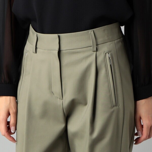 ルミノーゾ・コムサ（LUMINISO COMMECA）/平二重織りストレッチ タック