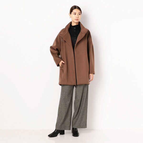 NEW】ギャバジン K．T/【ウォッシャブル】シャーリングブラウスの通販