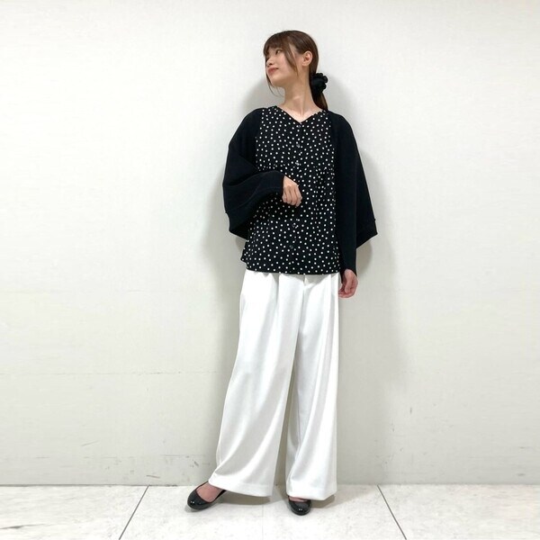 ギャバジン K．T（Gabardine K．T）/【前後２ＷＡＹ】バックサテンアムンゼン ブラウス ギャバジン K．T（Gabardine K．T）/【前後2WAY】バックサテン