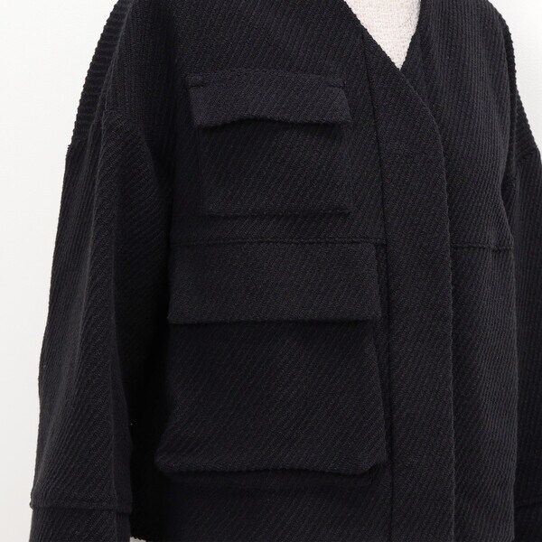 ギャバジン K．T（Gabardine K．T）/〔 +サイズ 〕 ツイードジャージー ブルゾンの通販は