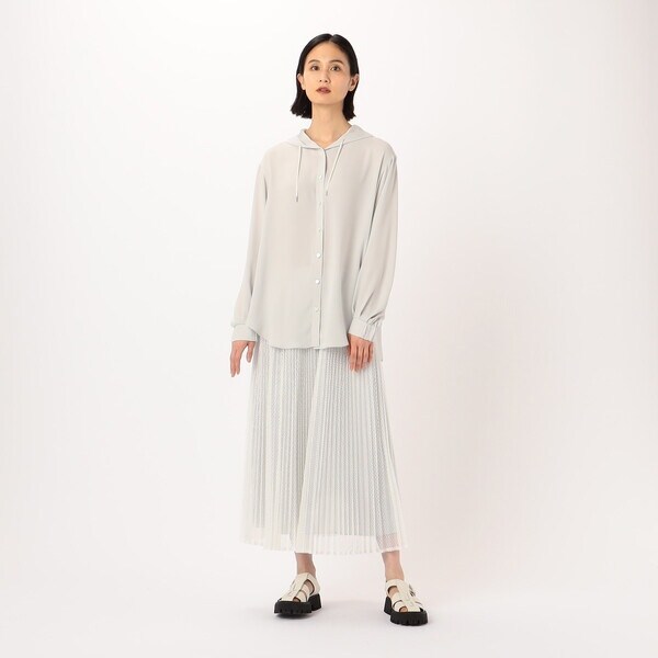 ギャバジン K．T（Gabardine K．T）/〔 +サイズ 〕 T／Cレース プリーツスカート_6