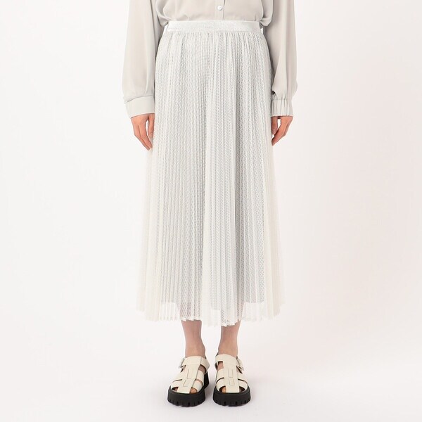 ギャバジン K．T（Gabardine K．T）/T／Cレース プリーツスカート_8