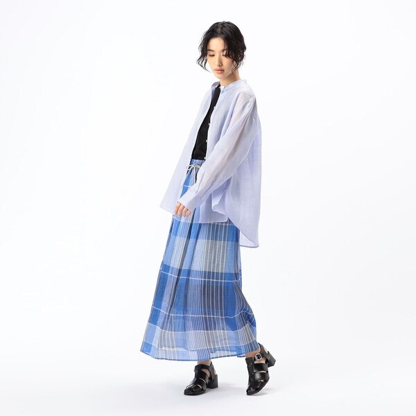 ギャバジン K．T（Gabardine K．T）/ラミーコットンチェック スカート