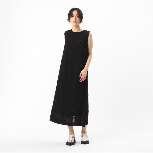 ギャバジン K．T（Gabardine K．T）/ダイヤ柄ジャカード ワンピース_5