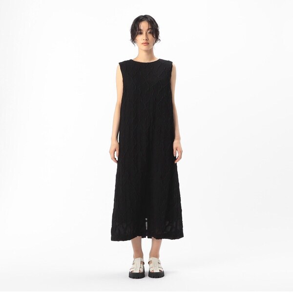 ギャバジン K．T（Gabardine K．T）/ダイヤ柄ジャカード ワンピース_6