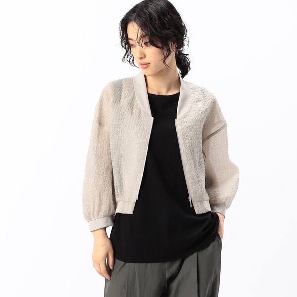 【Gabardine K.T】ポンポコラミーショートブルゾン ギャバジン K．T（Gabardine K．T）/ポコポコラミー ショート