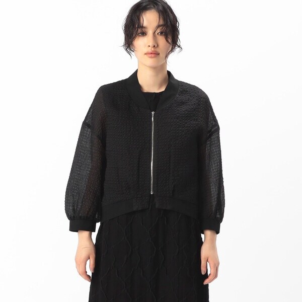 【Gabardine K.T】ポンポコラミーショートブルゾン サイズ 〕 ポコポコラミー ショートブルゾン | ギャバジン K.T