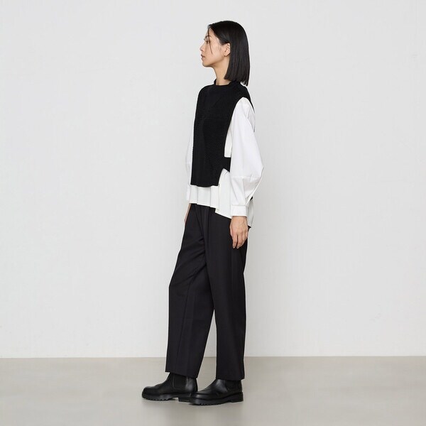 ギャバジン K．T（Gabardine K．T）/〔 +サイズ 〕 ダイヤ柄 ニットベスト_9