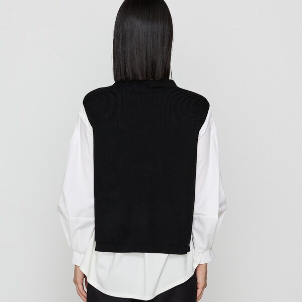 ギャバジン K．T（Gabardine K．T）/〔 +サイズ 〕 ダイヤ柄 ニットベスト_13