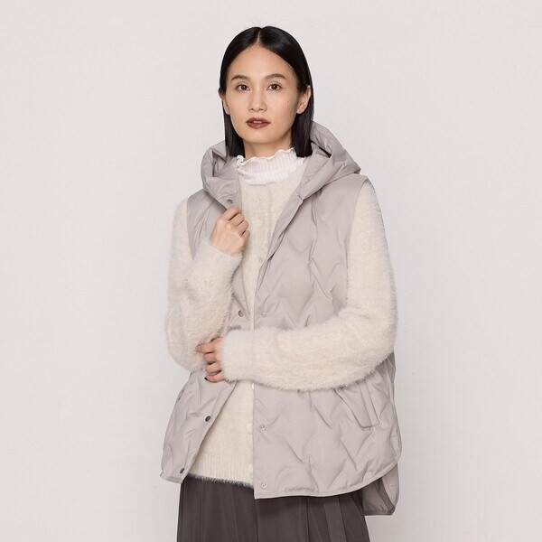 ギャバジン K．T（Gabardine K．T）/〔 +サイズ 〕 ダウン ジレ