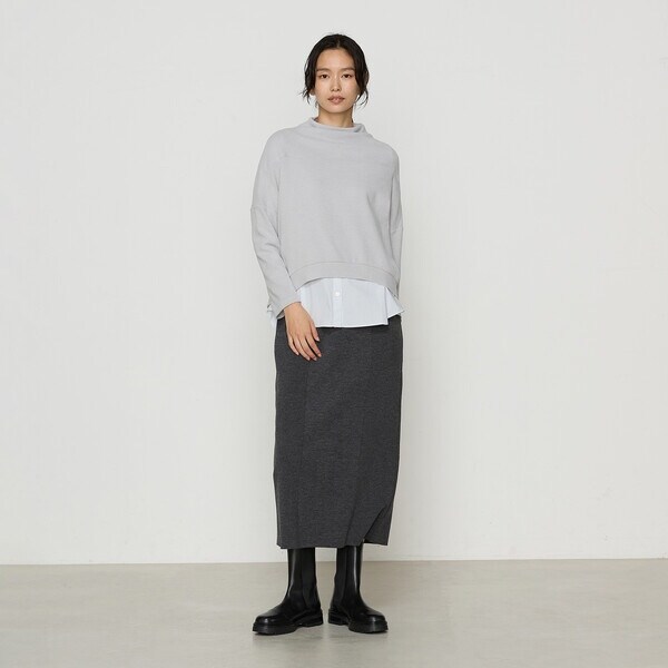 ギャバジン K．T（Gabardine K．T）/ニットコール レイヤードセーター