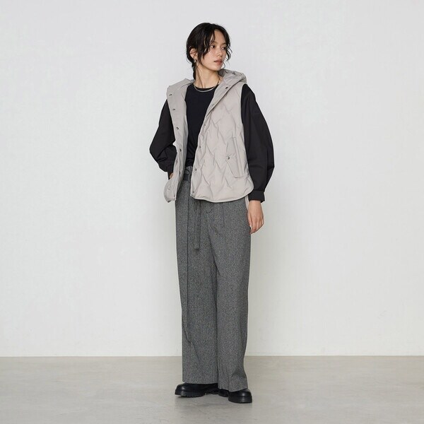 ギャバジン K．T（Gabardine K．T）/ポンチ 袖パフカットソーの通販は