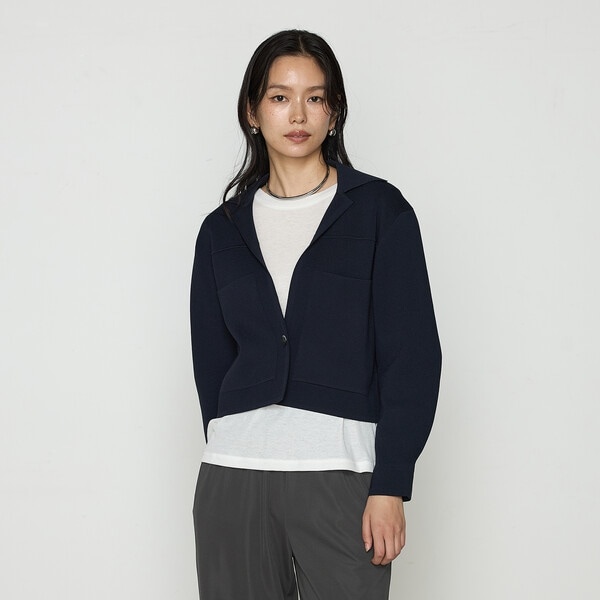 ギャバジン K．T（Gabardine K．T）/ブライトストレッチヤーン ミラノリブシャツジャケット