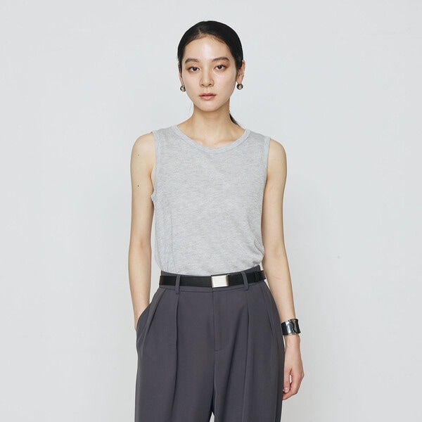 ギャバジン K．T（Gabardine K．T）/ラメテレコ タンクトップ