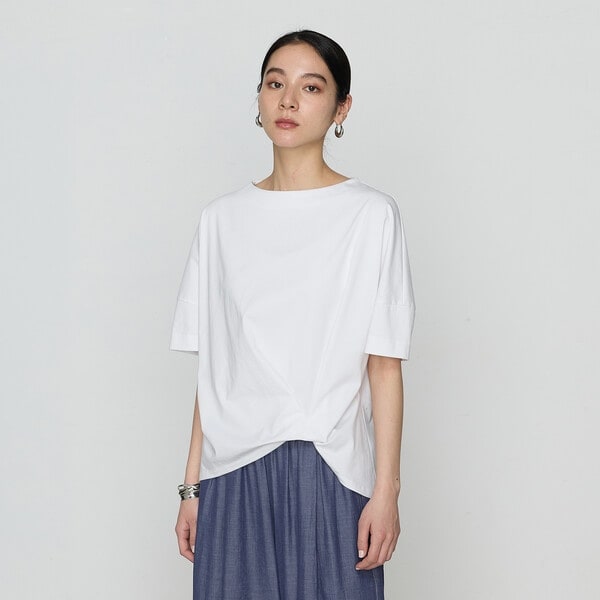 ギャバジン K．T（Gabardine K．T）/〔 +サイズ 〕 プレーティング天竺 ワンタックプルオーバー