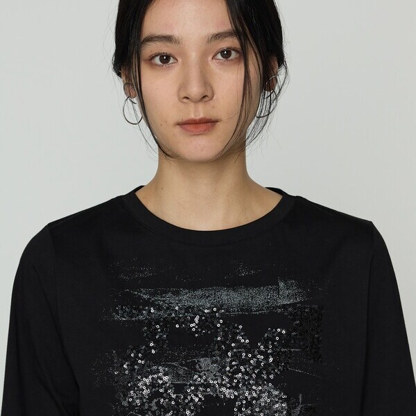 ギャバジン K．T（Gabardine K．T）/プレーティング天竺 星柄Tシャツの