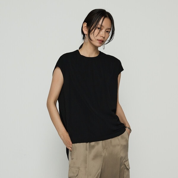 ギャバジン K．T（Gabardine K．T）/ハイテンションポンチライト フレンチスリーブロングプルオーバー