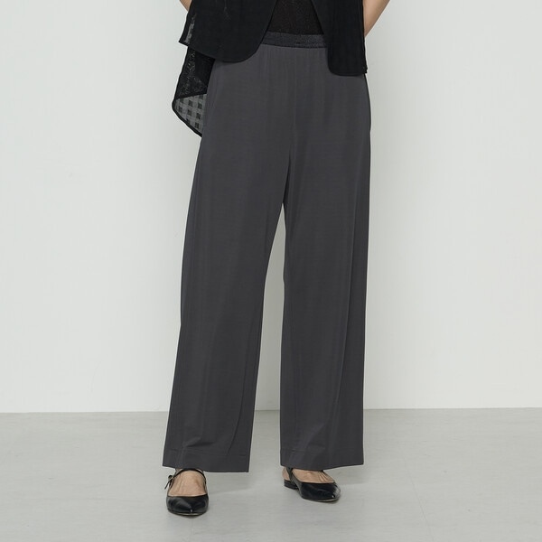 ギャバジン K．T（Gabardine K．T）/〔 +サイズ 〕 ハイテンションポンチ ワイドパンツ