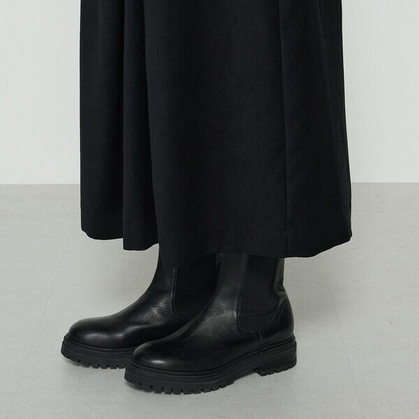 ギャバジン K．T（Gabardine K．T）/ポリスエード ラップ風スカート_16