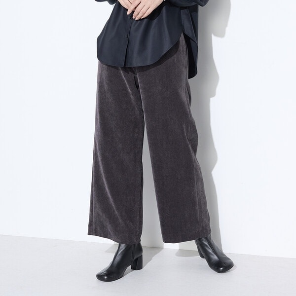 ギャバジン K．T（Gabardine K．T）/コーデュロイ ワイドパンツ
