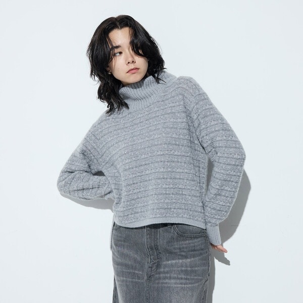 ギャバジン K．T（Gabardine K．T）/モヘヤブレンドヤーンセーター