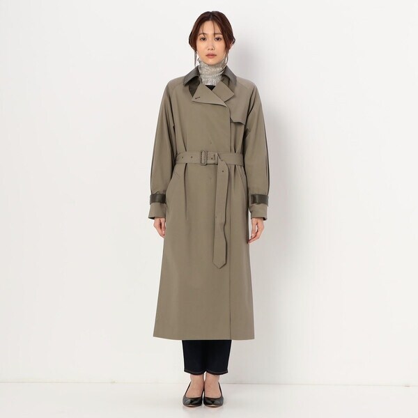 K．T キヨコ タカセ/コットンサテン トレンチコートの通販はau PAY