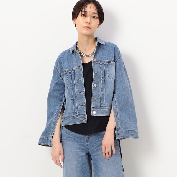 K．T キヨコ タカセ（K．T KIYOKO TAKASE）/〔 TALLサイズ 〕 中空ストレッチデニム デニムジャケット