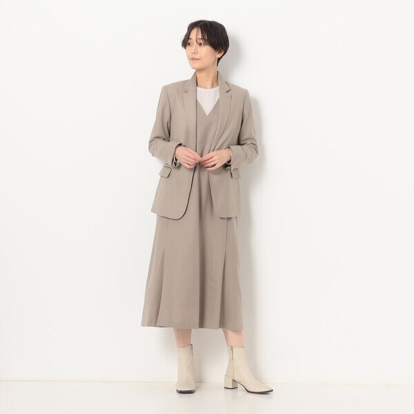 K．T キヨコ タカセ（K．T KIYOKO TAKASE）/２ＷＡＹストレッチフラノ スタンドテーラードジャケット_4