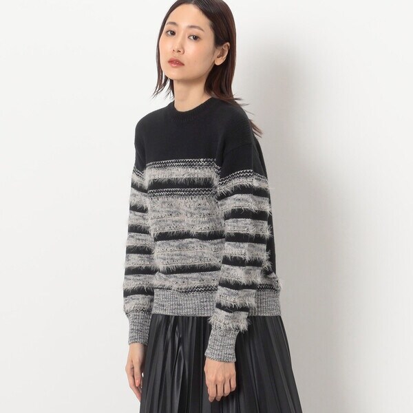 K．T キヨコ タカセ（K．T KIYOKO TAKASE）/ミックスボーダー プルオーバーの通販は