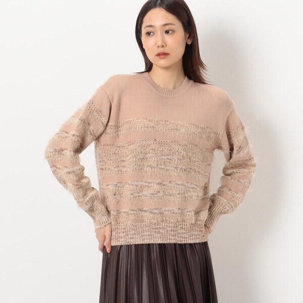 K．T キヨコ タカセ（K．T KIYOKO TAKASE）/ミックスボーダー プルオーバーの通販は