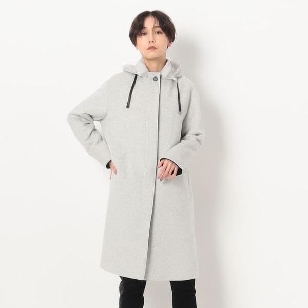 K．T キヨコ タカセ（K．T KIYOKO TAKASE）/〔 TALLサイズ 〕 アンゴラウール スタンドスタンドカラ?コート