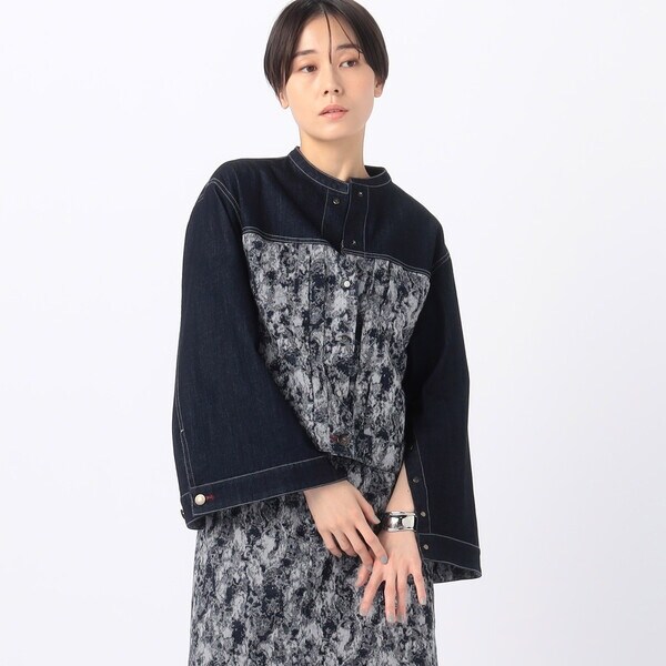 K．T キヨコ タカセ（K．T KIYOKO TAKASE）/〔 TALLサイズ 〕 デニムジャカード デニムブルゾンの通販は