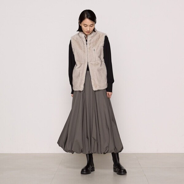 K.T KIYOKO TAKASEキヨコタカセ シープボア調 フェイクファージレ