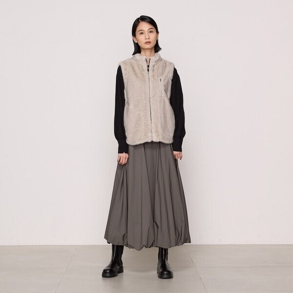 エコファー リバーシブルジレ／K.T キヨコ タカセ（K.T KIYOKO TAKASE