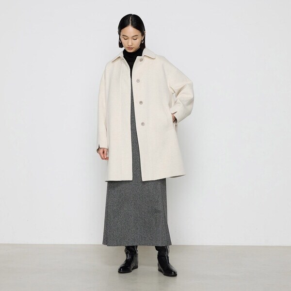 美品】KIYOKO TAKASE ダッフルコート 9号 アンゴラ キュプラ ウール 