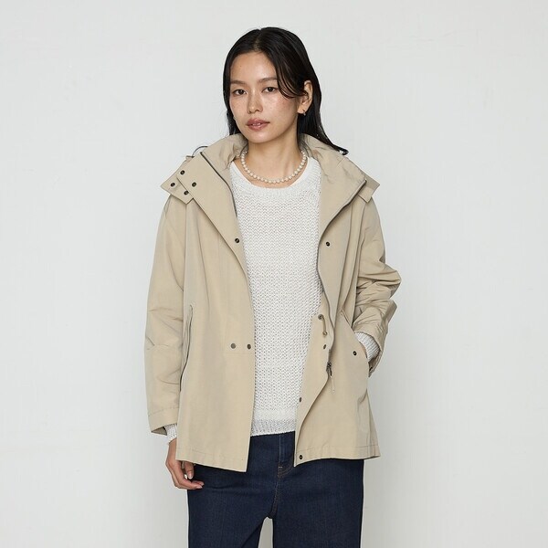 K．T キヨコ タカセ（K．T KIYOKO TAKASE）/〔 Sサイズ 〕 【2WAY】コットンナイロングログラン アノラックブルゾン