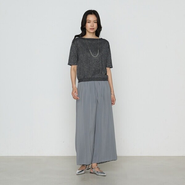 K．T キヨコ タカセ（K．T KIYOKO TAKASE）/ラメリネンニット プルオーバー