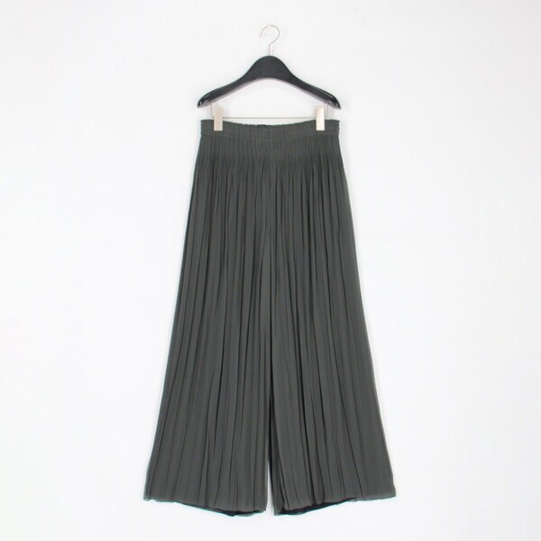 K．T キヨコ タカセ（K．T KIYOKO TAKASE）/〔 TALLサイズ 〕 シフォン×シャンブレーカッセン リバーシブルパンツ_4