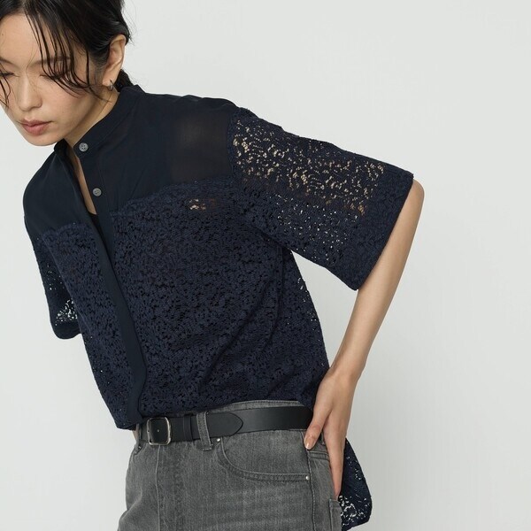 K．T キヨコ タカセ（K．T KIYOKO TAKASE）/リネンコードレース シャツブラウス_18