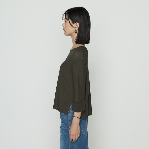 K．T キヨコ タカセ（K．T KIYOKO TAKASE）/天竺裏目編み スパンコール