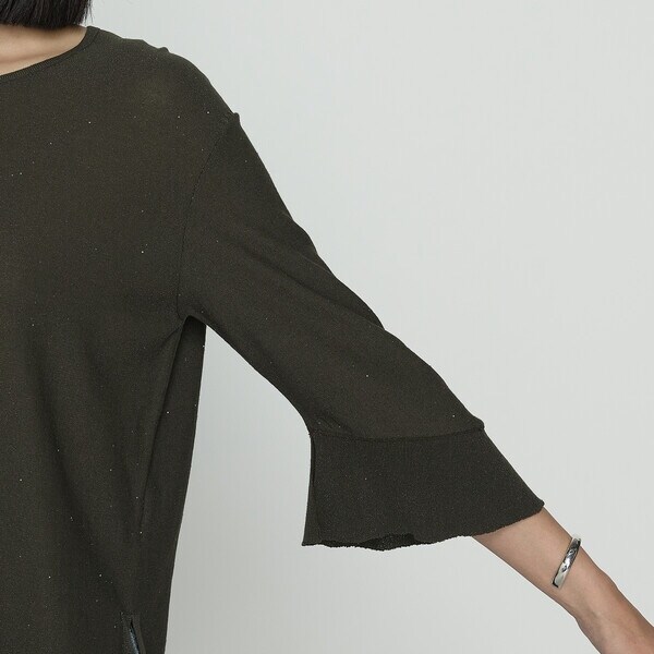 K．T キヨコ タカセ（K．T KIYOKO TAKASE）/天竺裏目編み スパンコール