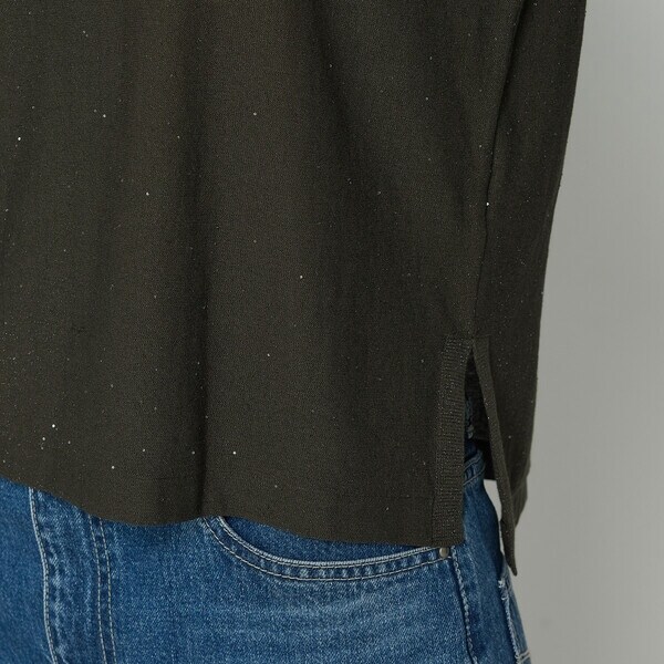 K．T キヨコ タカセ（K．T KIYOKO TAKASE）/天竺裏目編み スパンコール