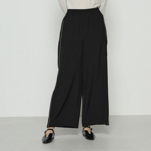 K．T キヨコ タカセ（K．T KIYOKO TAKASE）/〔 Sサイズ 〕 ツイルストレッチサイドライントラックパンツ