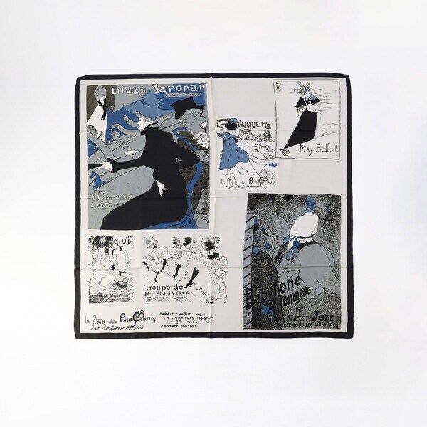 K．T キヨコ タカセ（K．T KIYOKO TAKASE）/絵画調シルクプリント スカーフ