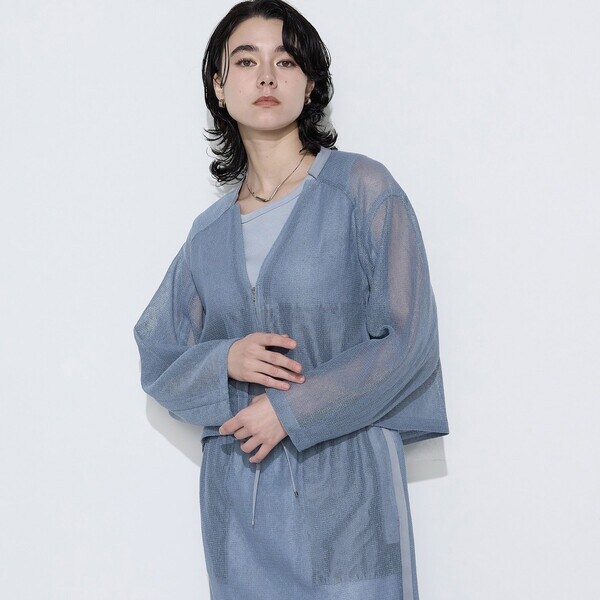 K．T キヨコ タカセ（K．T KIYOKO TAKASE）/〔 TALLサイズ 〕 【セットアップ対応】リネンシアーラッセル ブルゾン_2