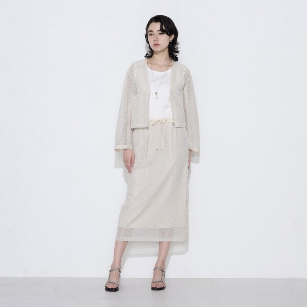 K．T キヨコ タカセ（K．T KIYOKO TAKASE）/〔 TALLサイズ 〕 【セットアップ対応】リネンシアーラッセル ブルゾン_11