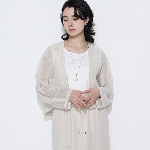 K．T キヨコ タカセ（K．T KIYOKO TAKASE）/〔 TALLサイズ 〕 【セットアップ対応】リネンシアーラッセル ブルゾン_12